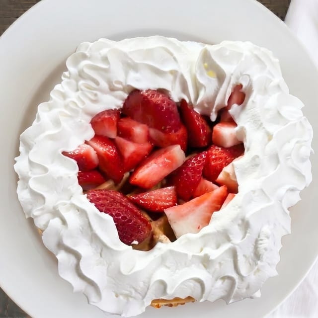 Strawberries 'N Cream Waffle.