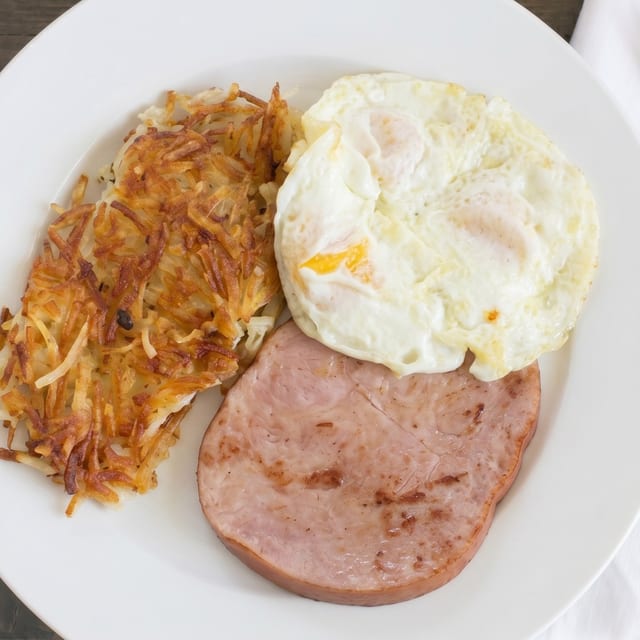 Ham & Three Eggs.