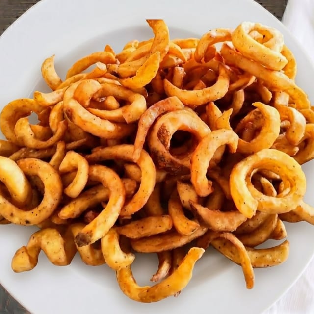 Seasoned Curly Fries.