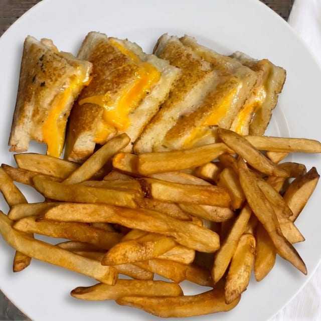 Grilled Cheese & Tomato Sandwich.